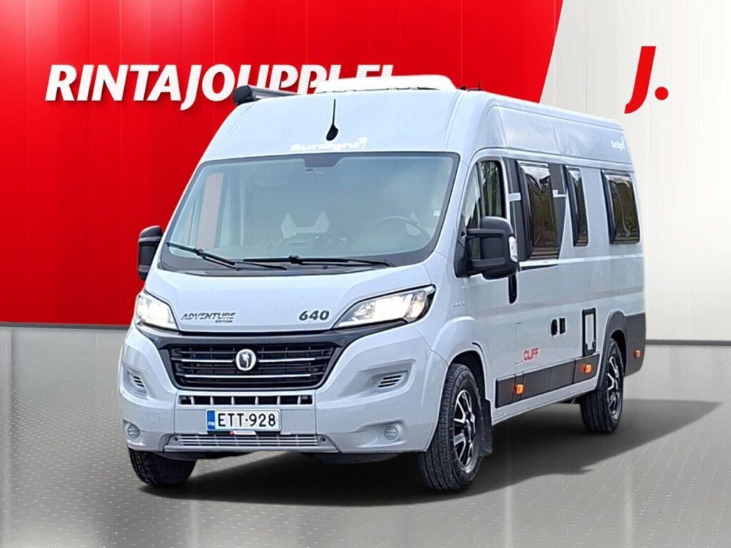 Sunlight Cliff VAN 640 Adventure Edition 2021 Harmaa