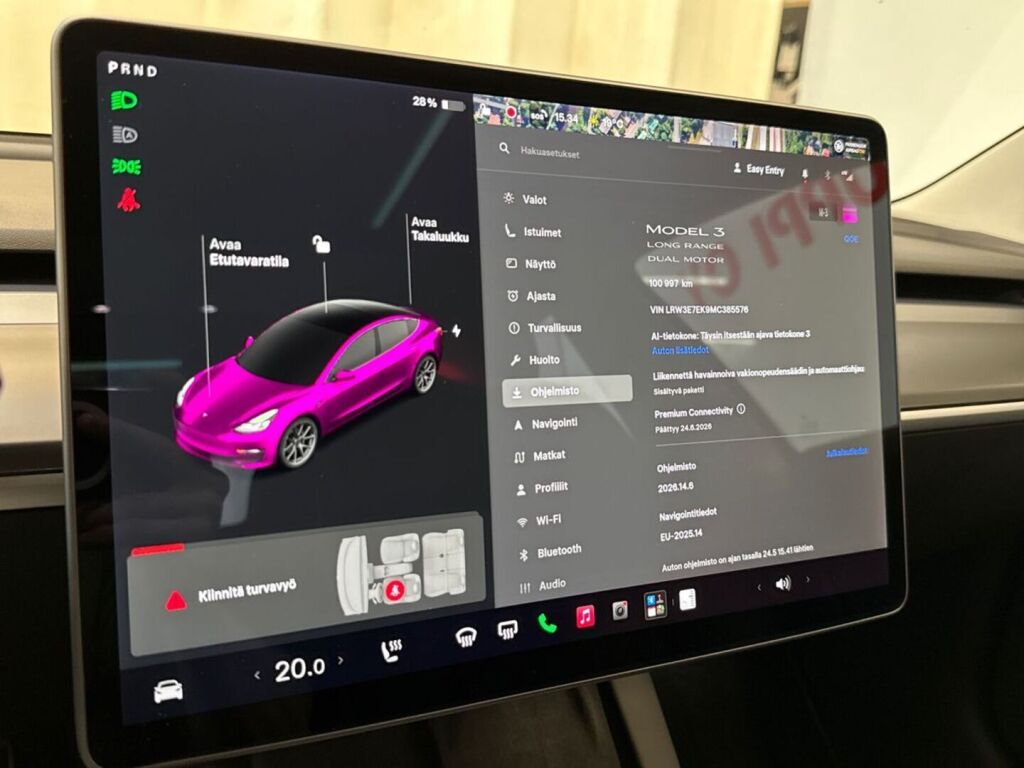 Tesla Model 3 2021 Musta