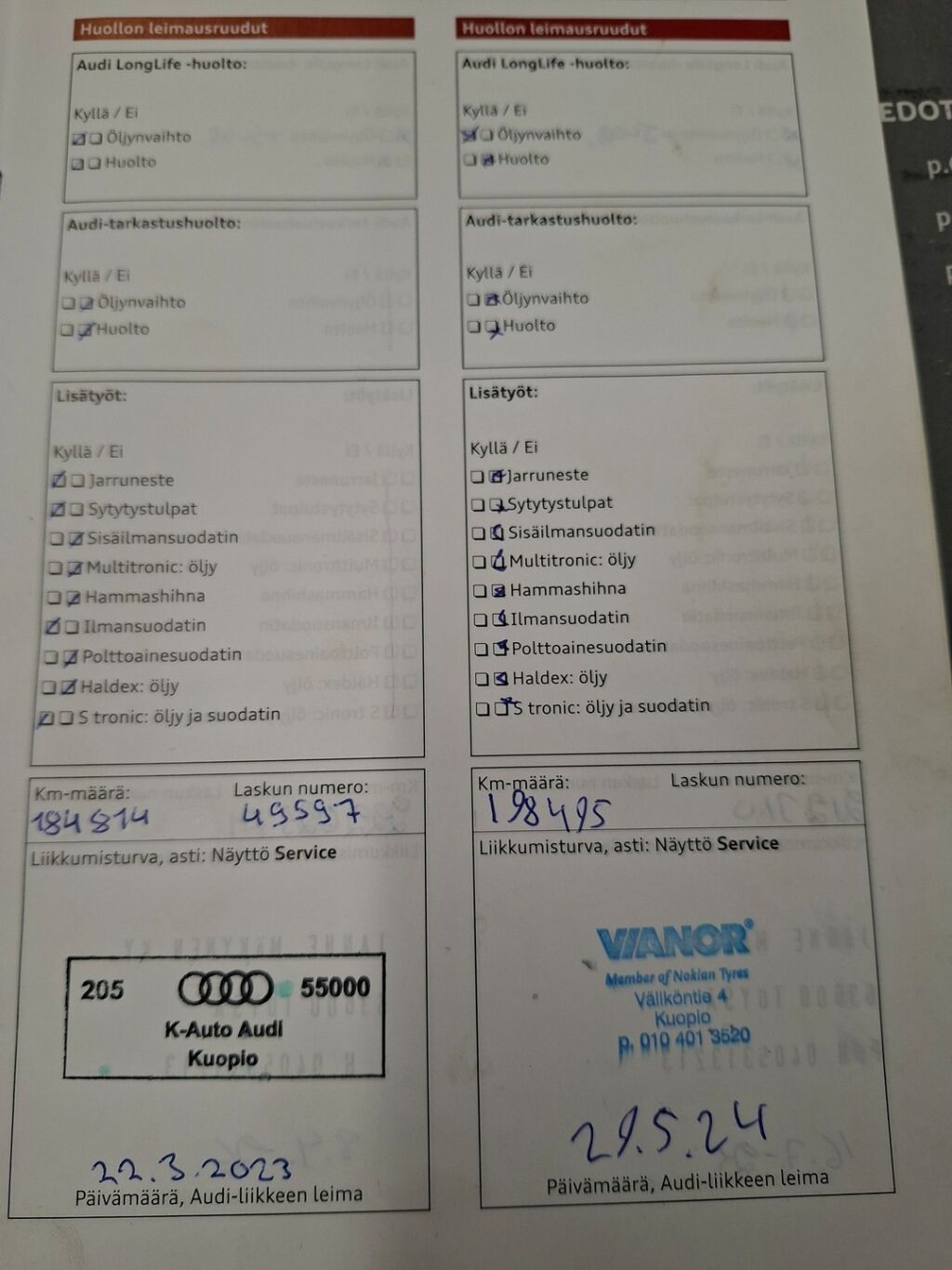 Audi A4 2013 Sininen