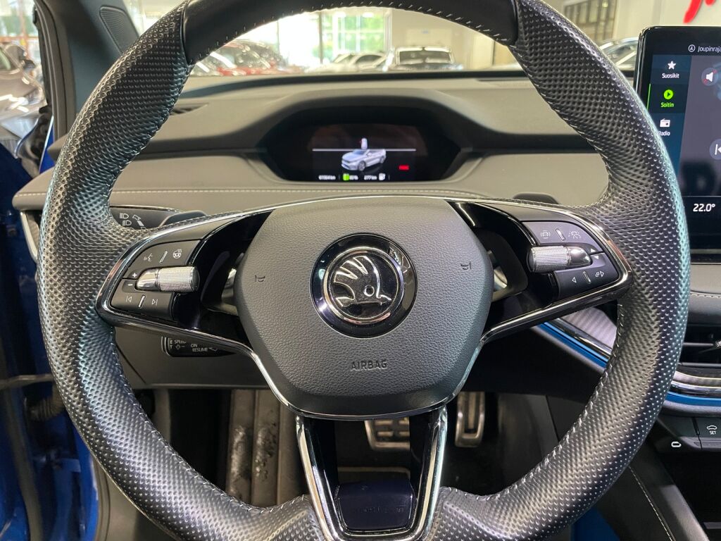Skoda Enyaq 2023 met.sininen