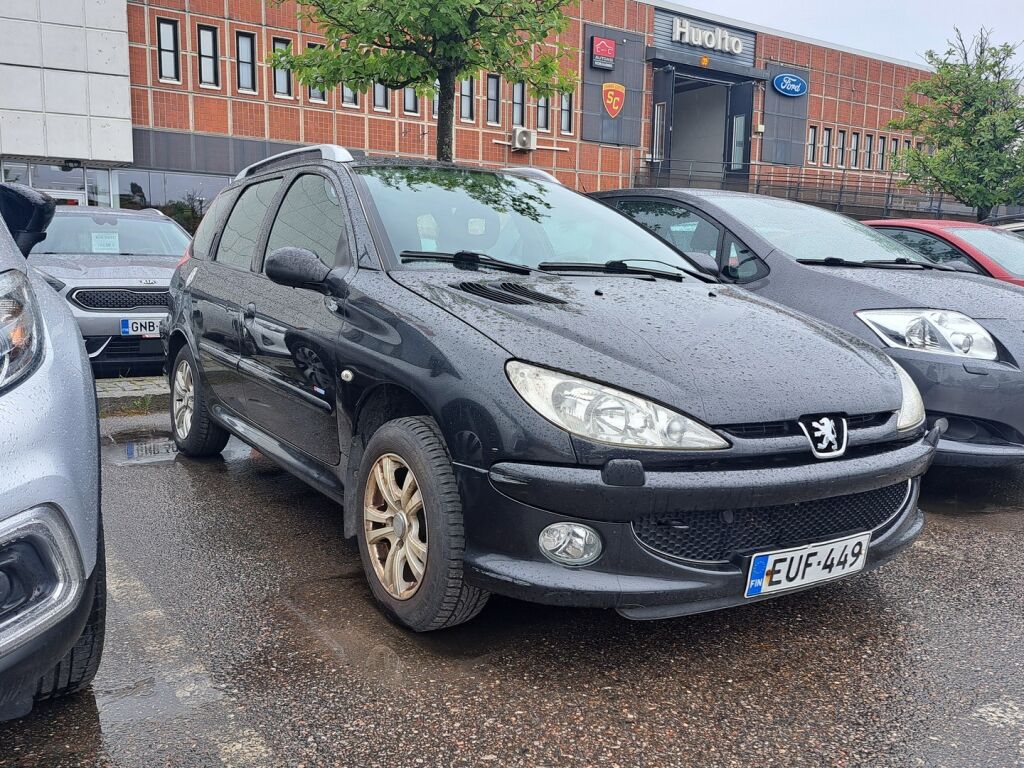 Peugeot 206 2007 Musta
