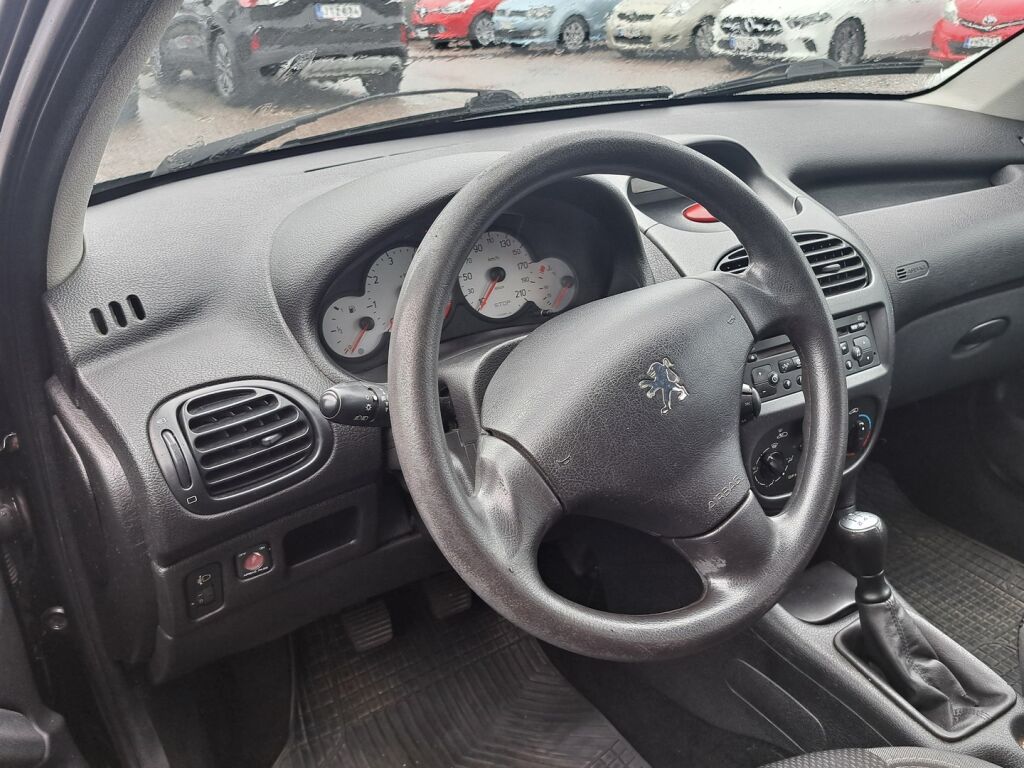Peugeot 206 2007 Musta