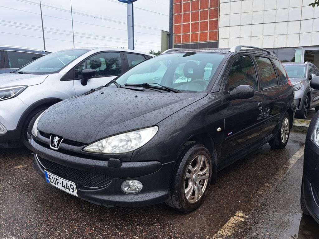 Peugeot 206 2007 Musta