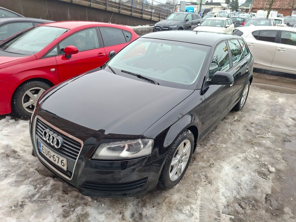 Audi A3 2008 Musta