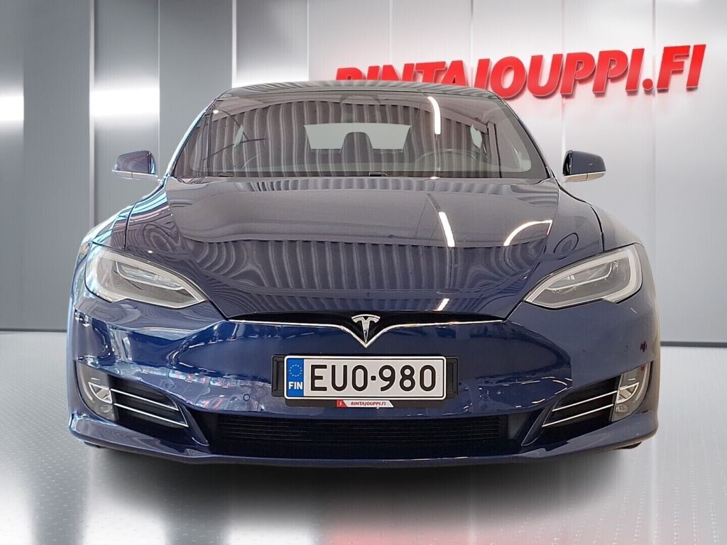 Tesla Model S 2018 Sininen