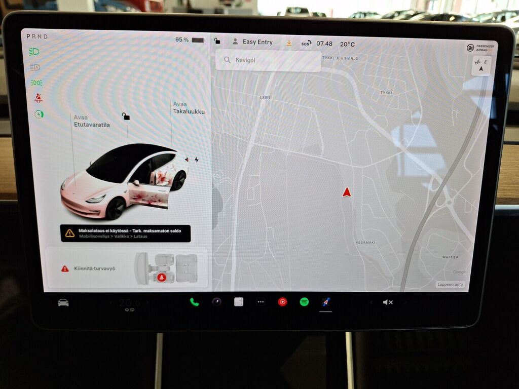 Tesla Model 3 2020 Valkoinen