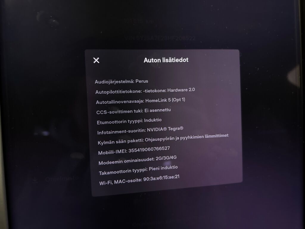 Tesla Model S 2017 Harmaa