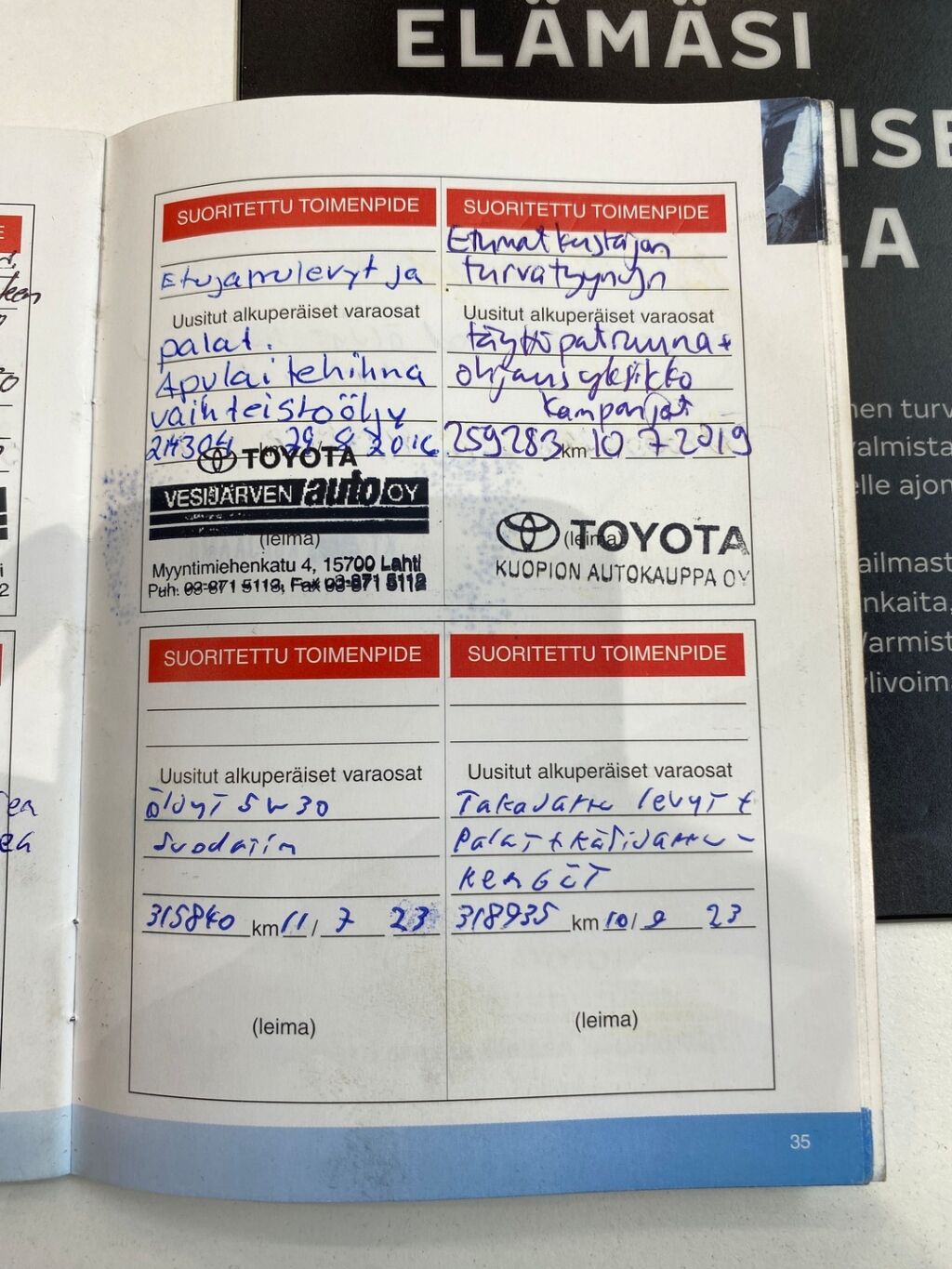 Toyota Avensis 2003 Hopea