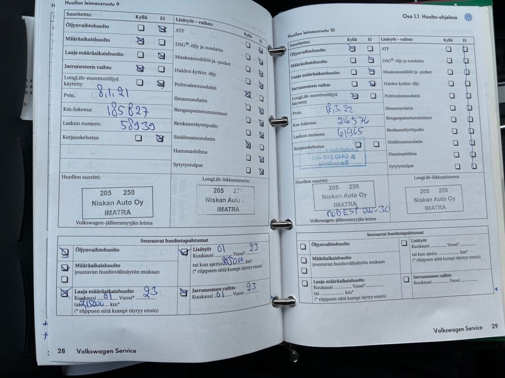 Volkswagen Passat 2008 Sininen