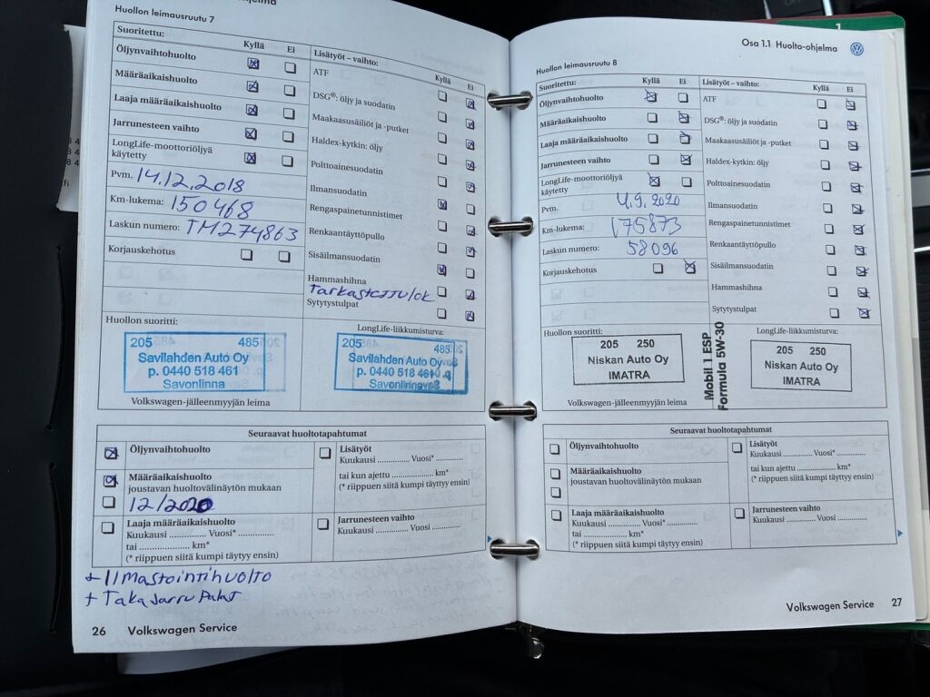 Volkswagen Passat 2008 Sininen