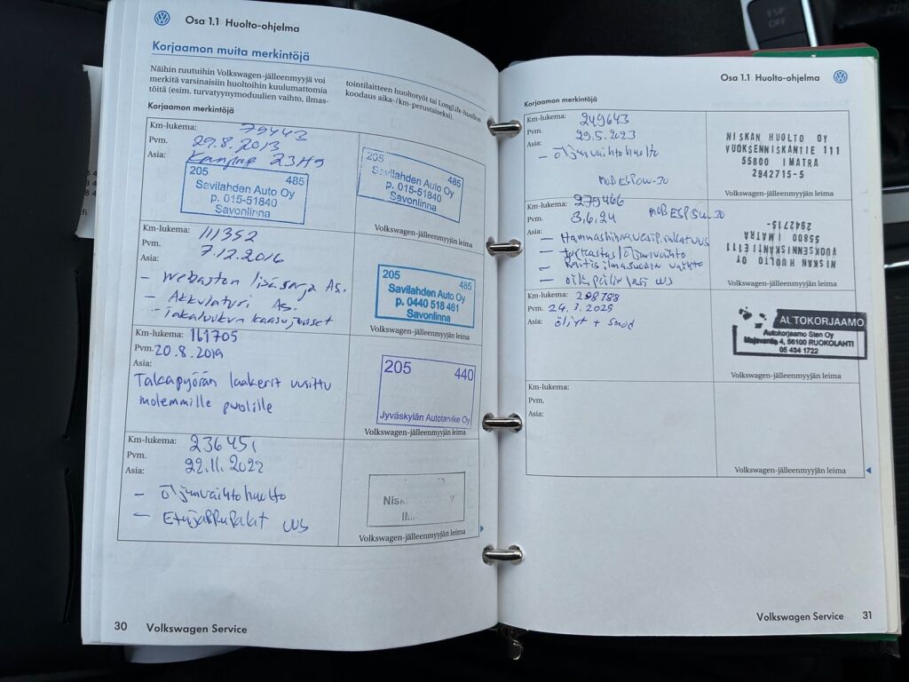 Volkswagen Passat 2008 Sininen