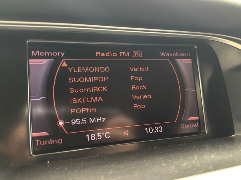 Audi A4 2008 Punainen