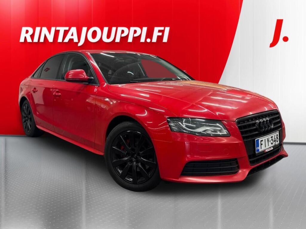 Audi A4 2008 Punainen