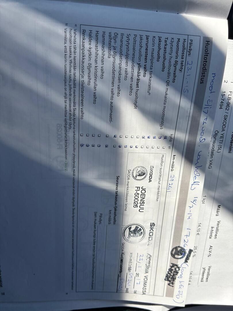 Skoda Yeti 2013 Ruskea (beige)