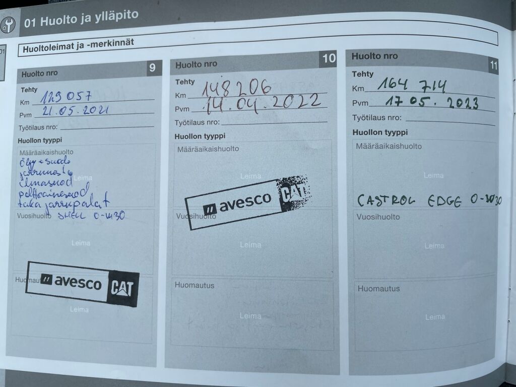 Volvo V70 2013 Punainen