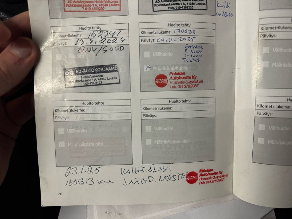 Toyota Verso-S 2014 Punainen