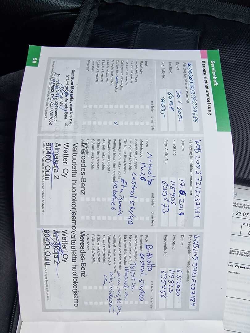 Mercedes-Benz CLK 2007 Musta