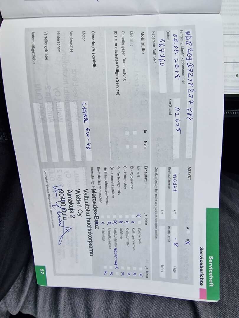 Mercedes-Benz CLK 2007 Musta