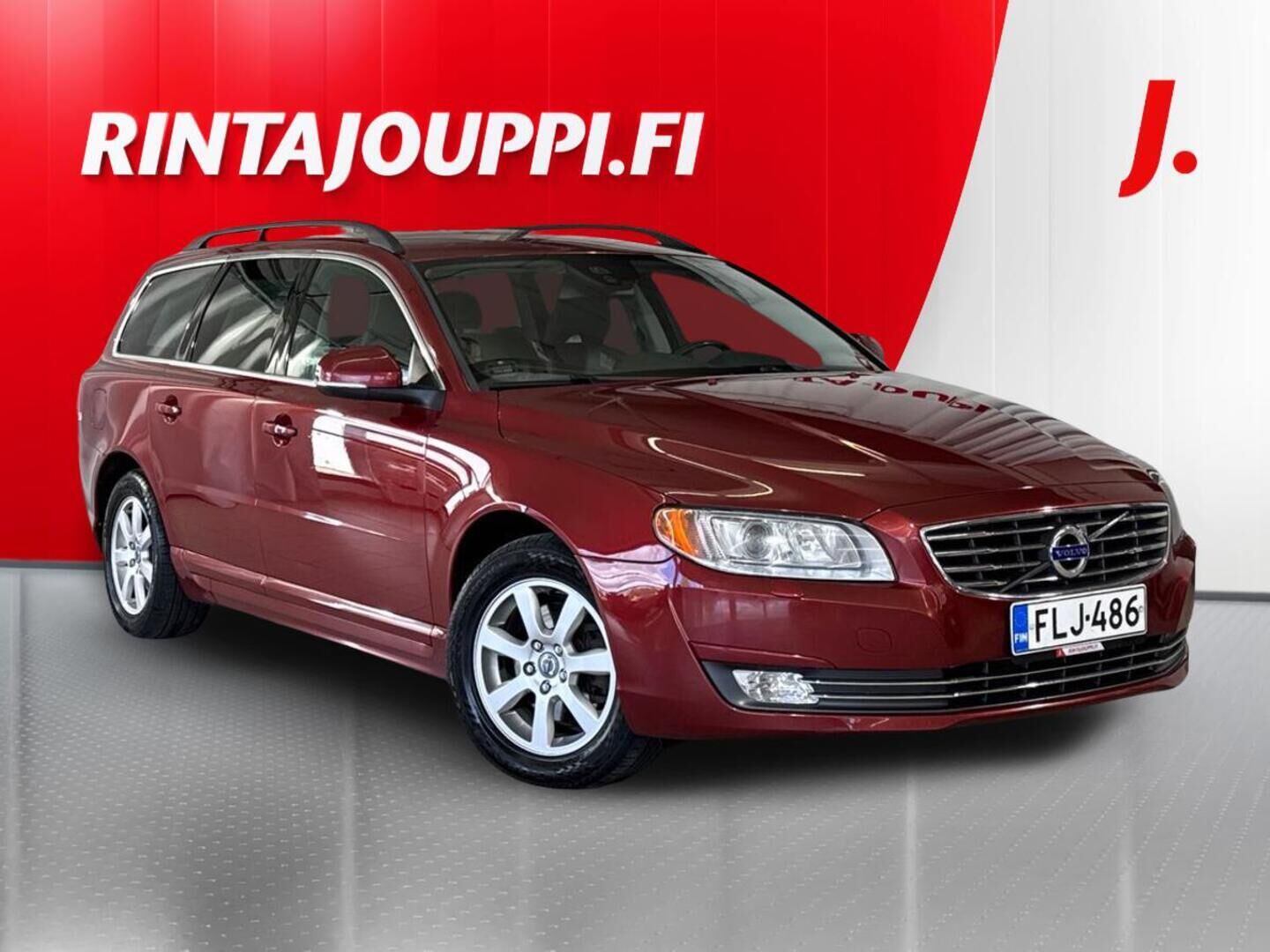 Punainen Volvo V70