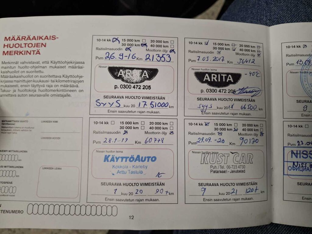 Nissan X-Trail 2015 Sininen