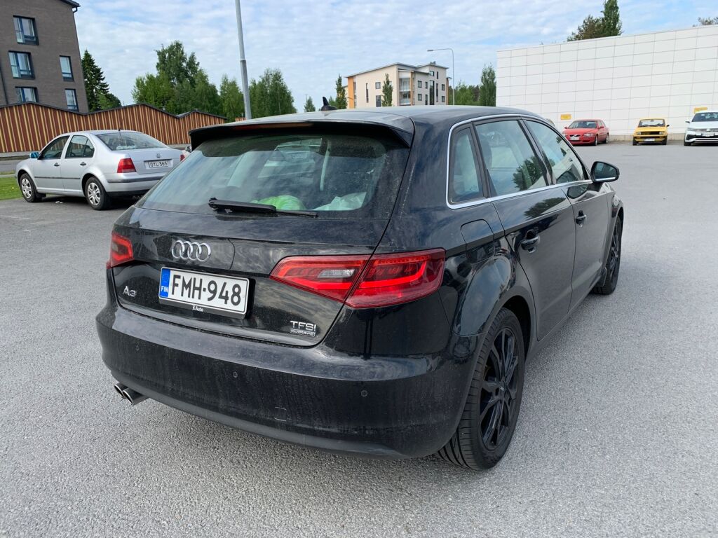 Audi A3 2016 Musta