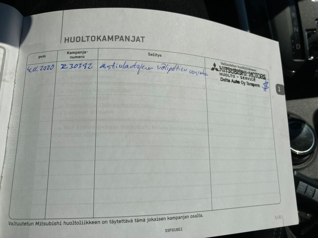 Mitsubishi L200 2016 Metallinhohto Valkoinen