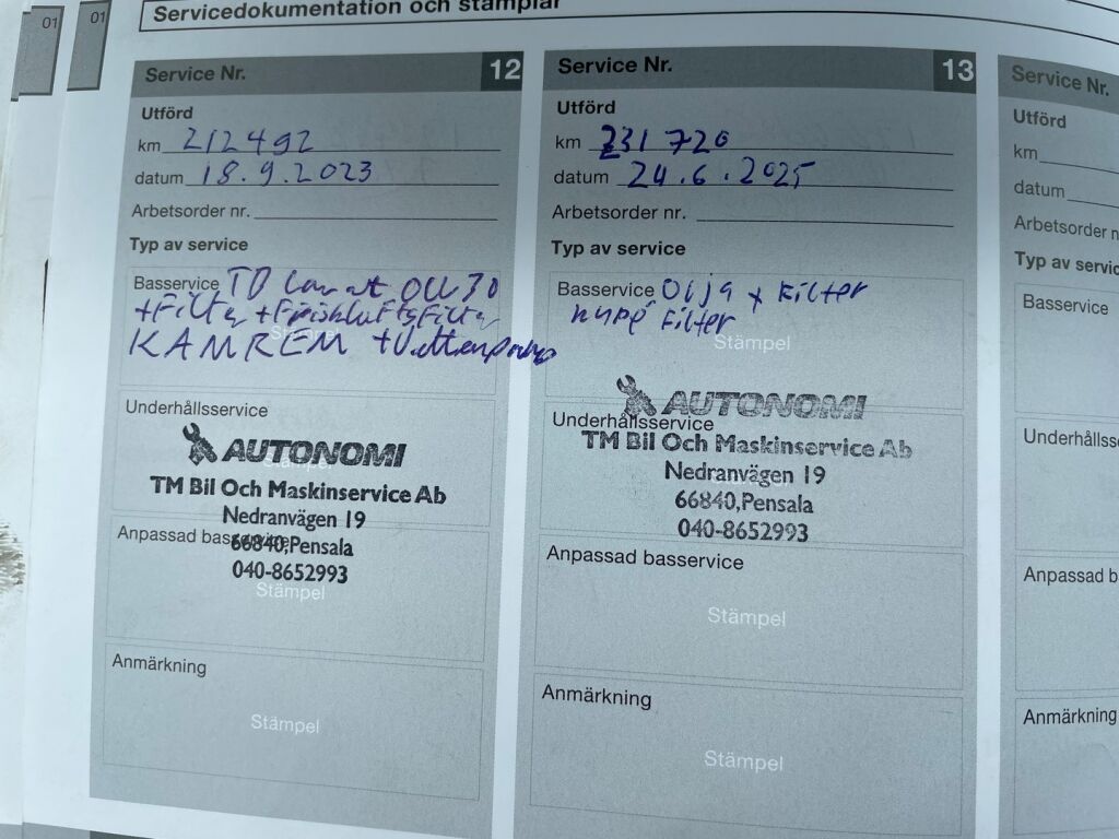 Volvo V70 2013 Punainen