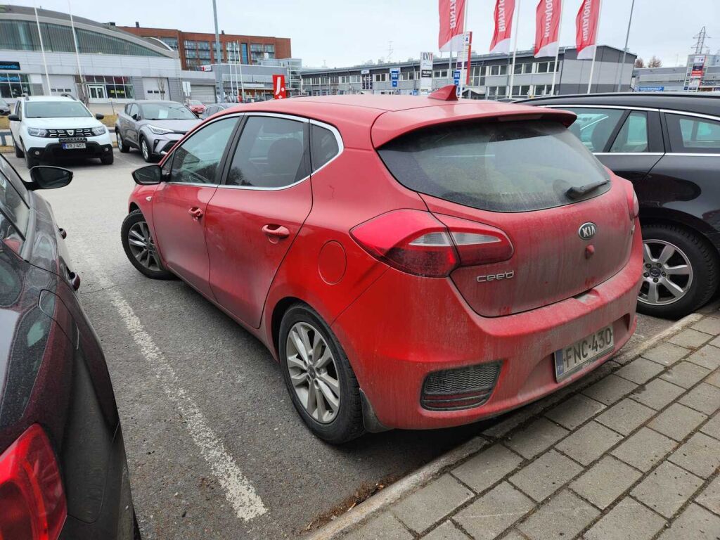 Kia Ceed 2018 Punainen