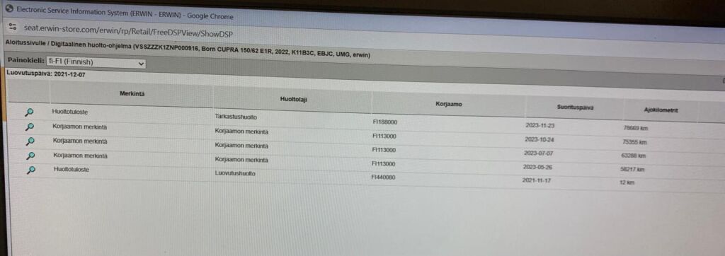 Cupra Born 2021 Harmaa