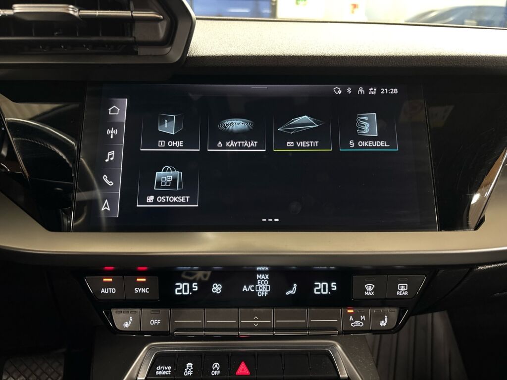 Audi A3 2020 Valkoinen