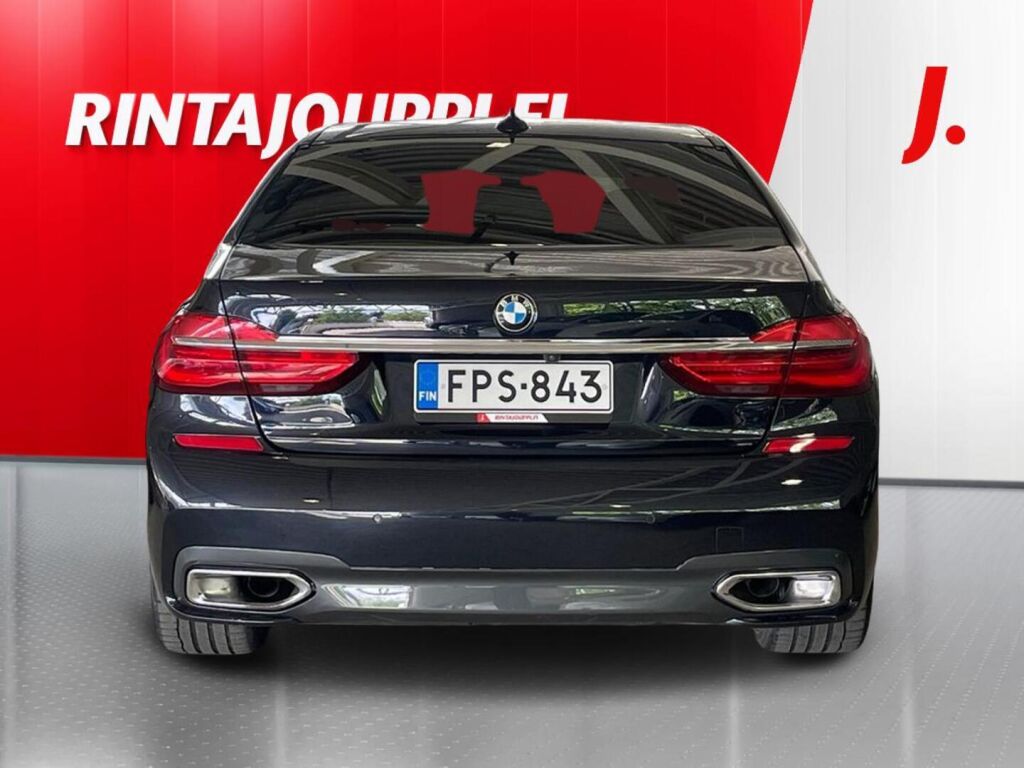 BMW 740 2018 Musta