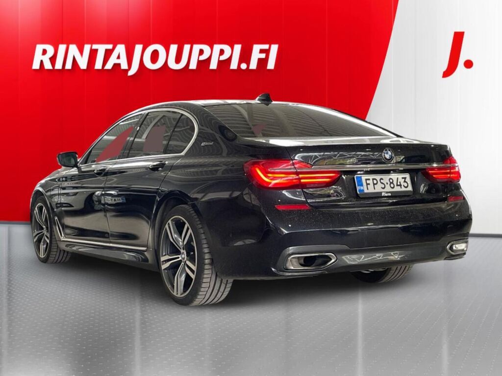 BMW 740 2018 Musta