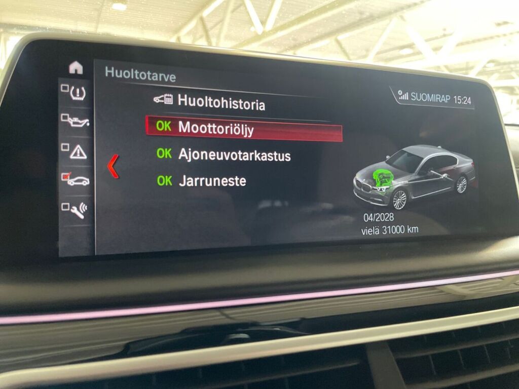 BMW 740 2018 Musta