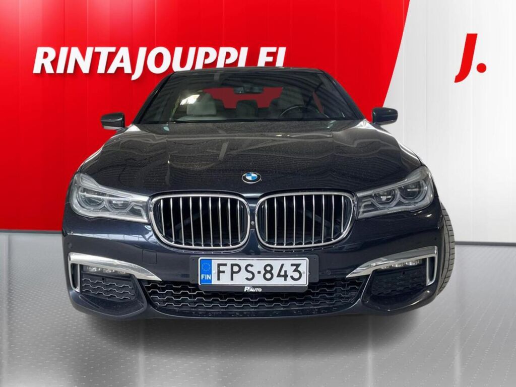 BMW 740 2018 Musta