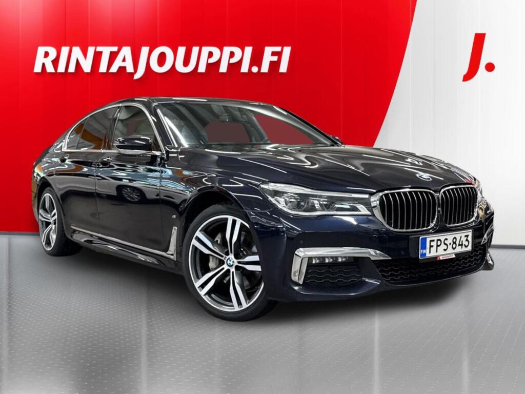 BMW 740 2018 Musta