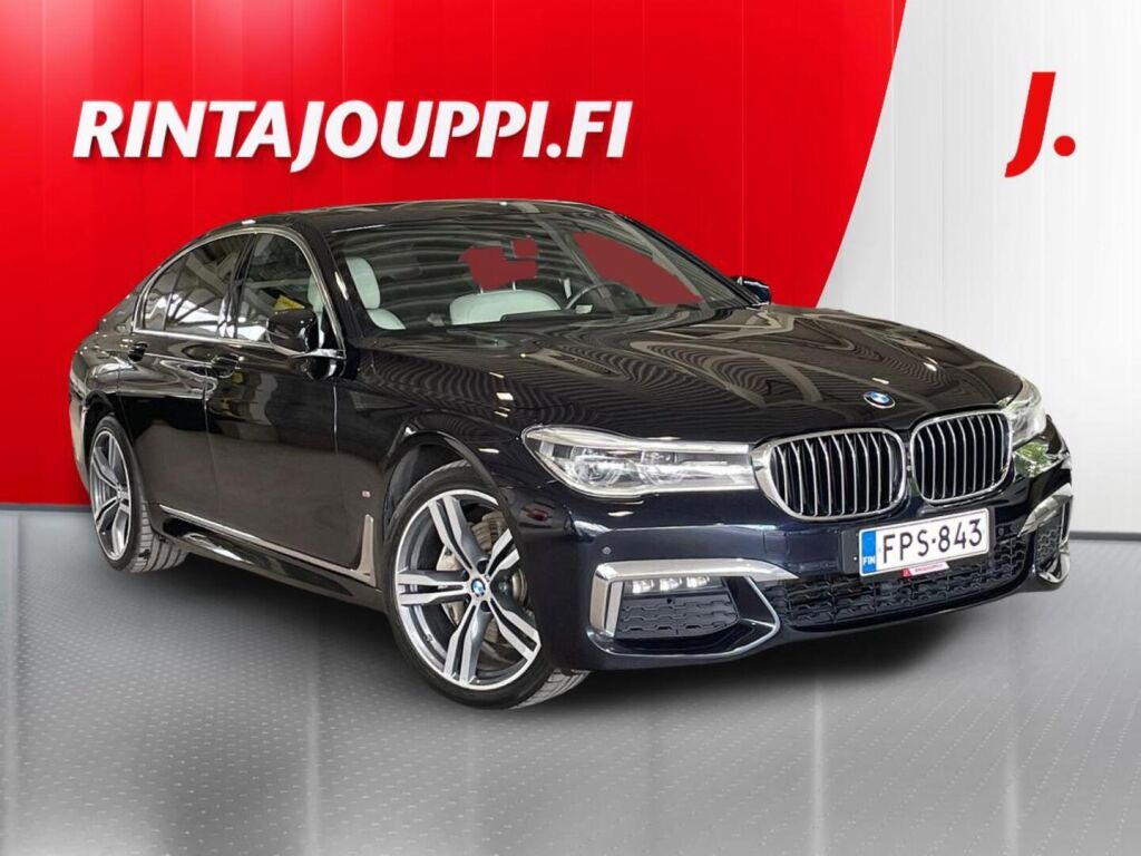 BMW 740 2018 Musta
