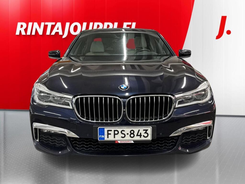 BMW 740 2018 Musta