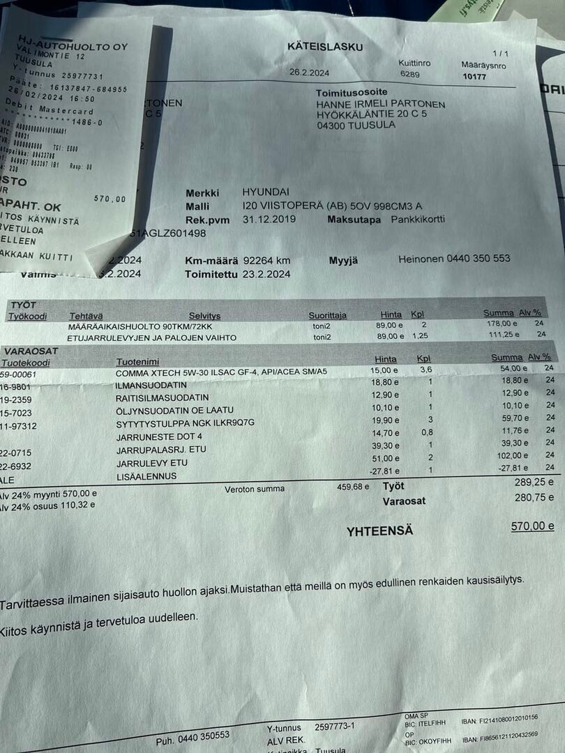 Hyundai i20 Hatchback 2019 Metallinhohto Sininen