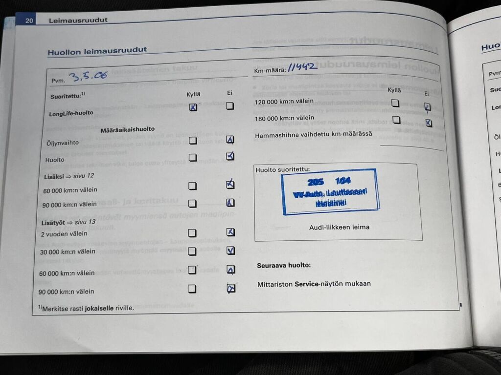 Audi A4 2005 Sininen