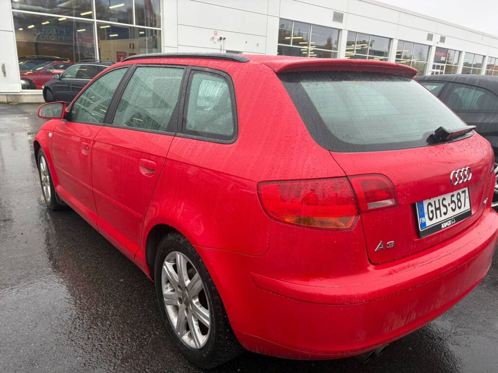 Audi A3 2008 Punainen