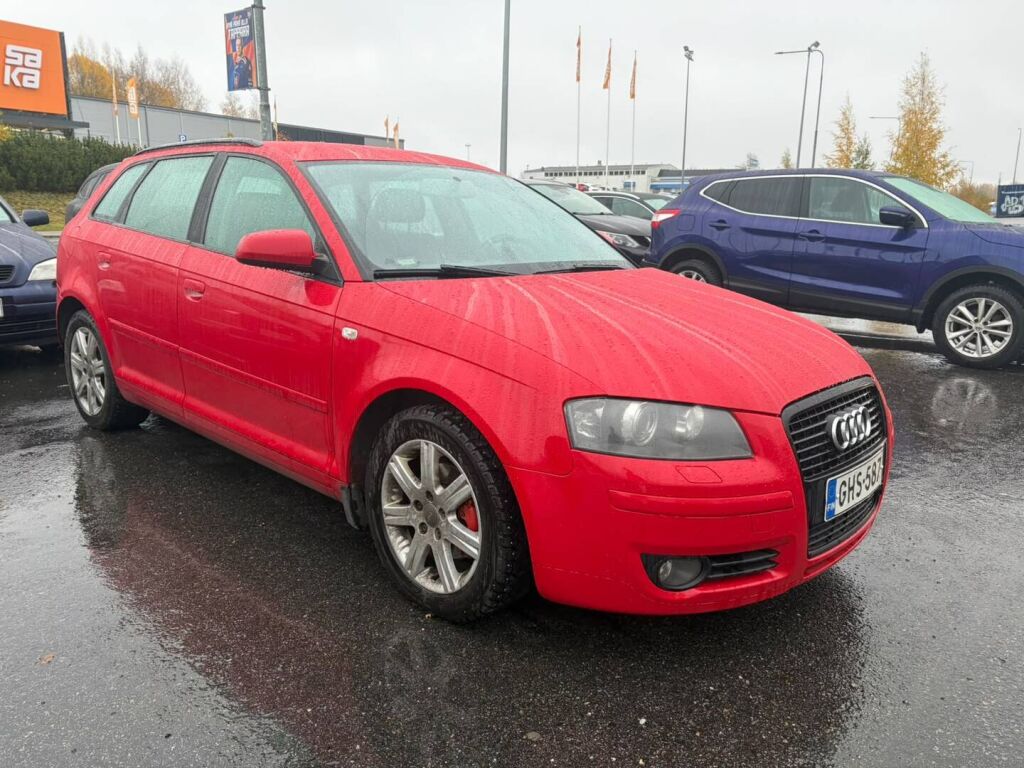 Audi A3 2008 Punainen
