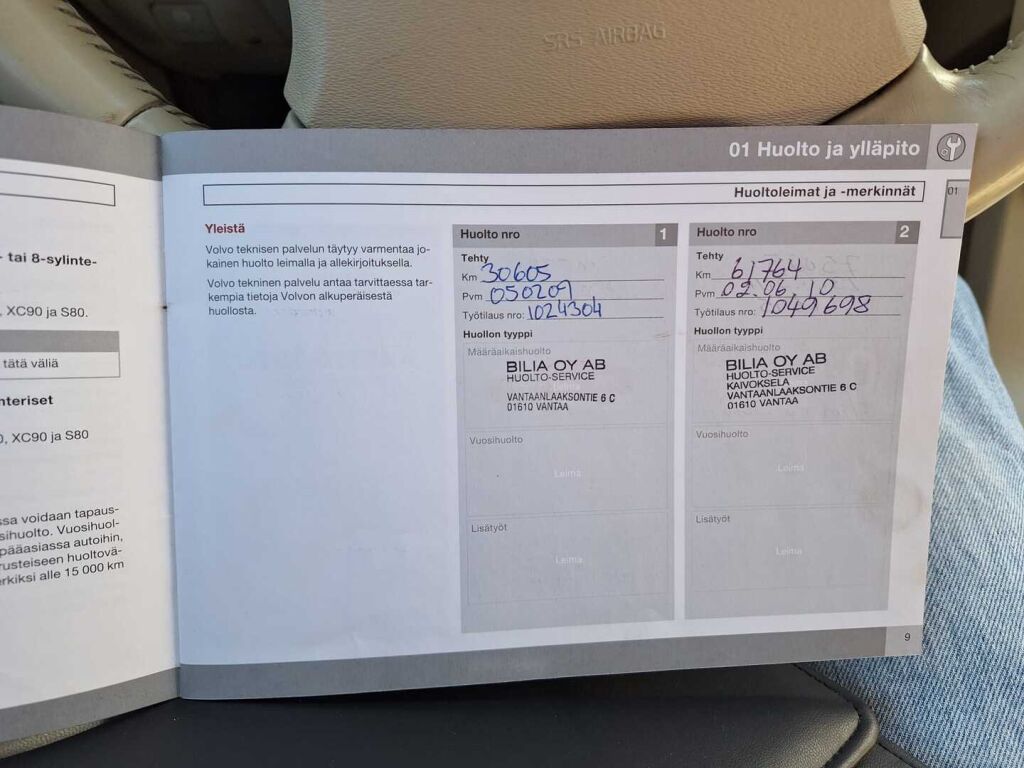 Volvo V70 2007 Musta