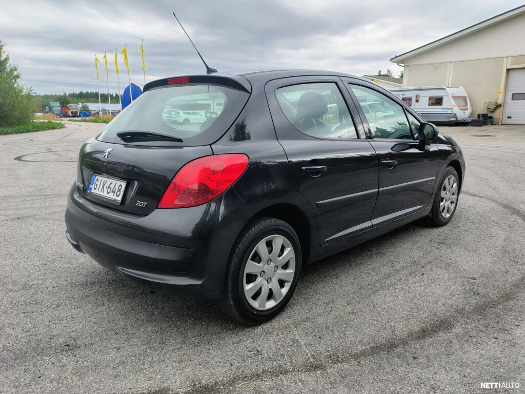 Peugeot 207 2009 Musta