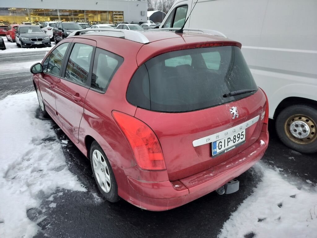 Peugeot 308 2009 Punainen