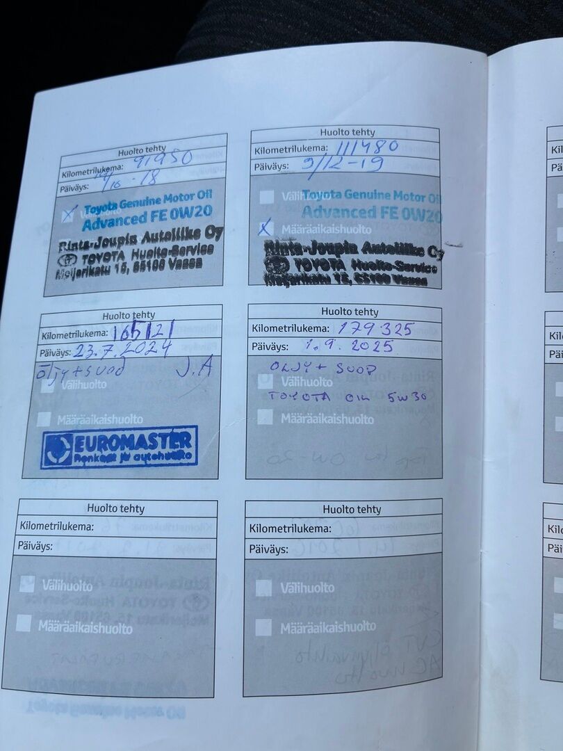 Toyota Avensis 2010 Musta