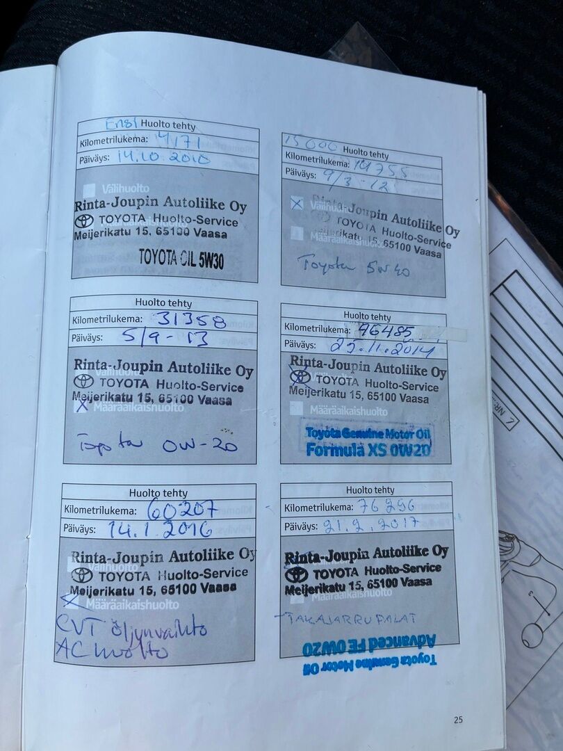 Toyota Avensis 2010 Musta