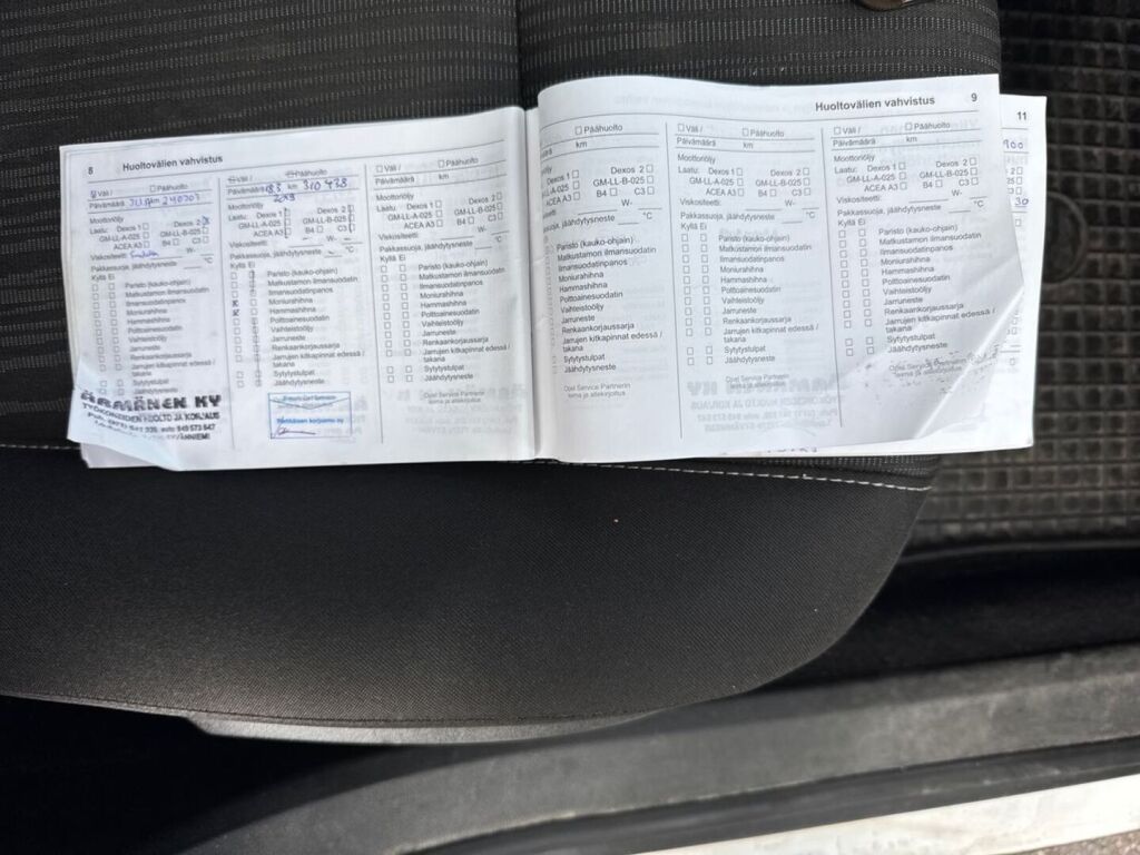 Opel Astra 2011 Valkoinen