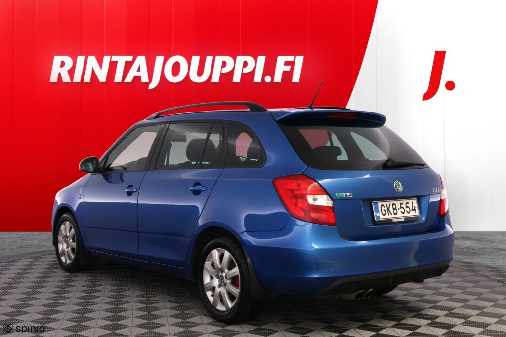 Skoda Fabia 2012 Sininen