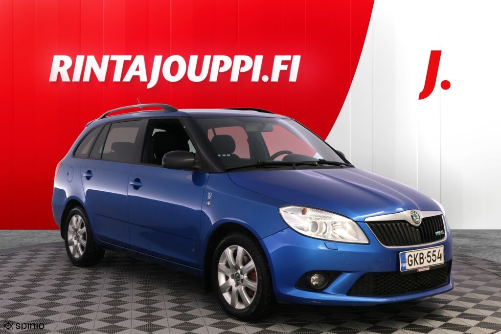 Skoda Fabia 2012 Sininen