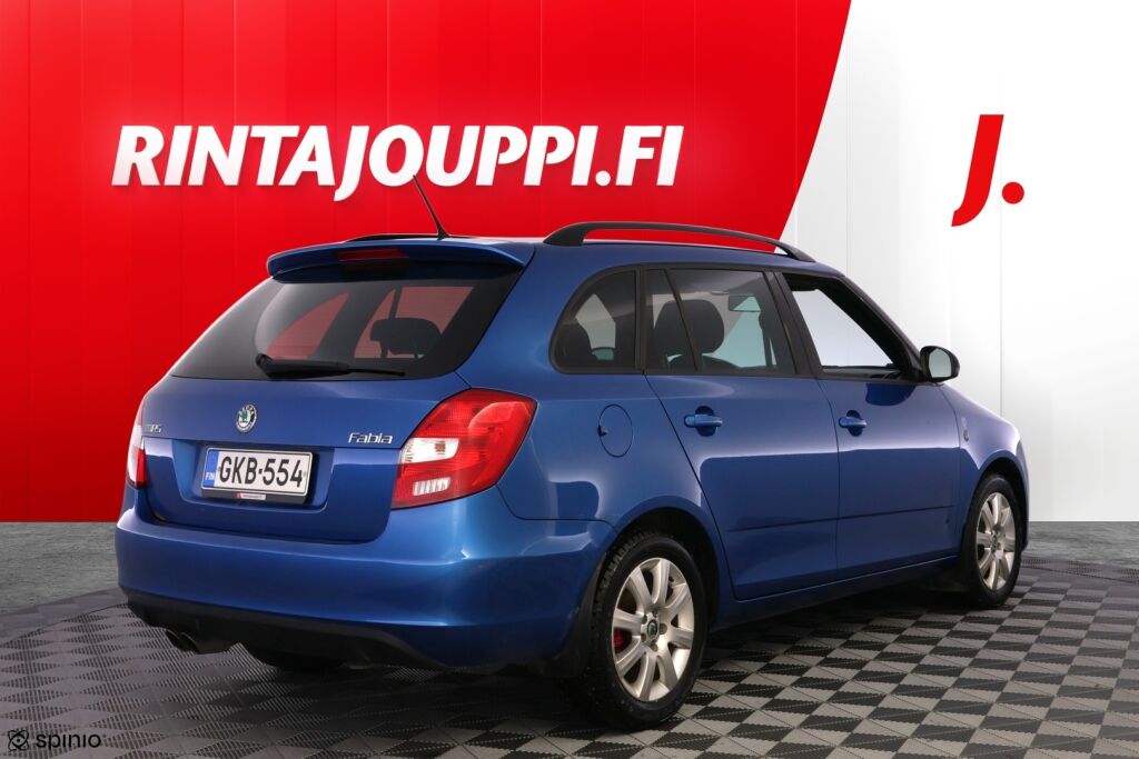 Skoda Fabia 2012 Sininen